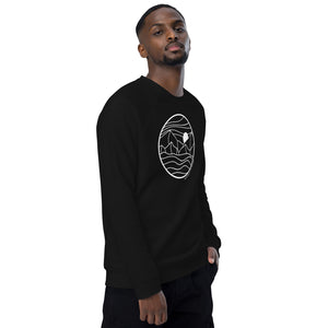 Land of Plenty Unisex Organic Raglan Crewneck Sweater