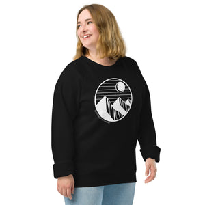 3 Peaks Unisex Organic Raglan Crewneck Sweater