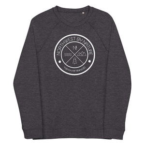 Circle Logo Unisex Organic Raglan Crewneck Sweater