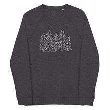 Load image into Gallery viewer, Forest Family Unisex Organic Raglan Crewneck Sweater
