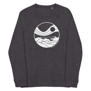 Comox Glacier Unisex Organic Raglan Sweater