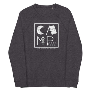 CAMP Unisex Organic Raglan Crewneck Sweater