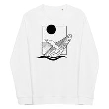 Load image into Gallery viewer, VI Humpback Unisex Organic Raglan Crewneck Sweater
