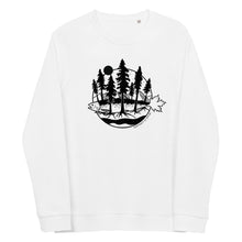 Load image into Gallery viewer, Autumn Salmon Unisex Organic Raglan Crewneck Sweater
