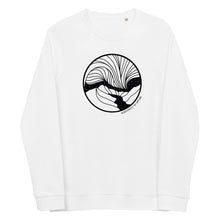 Load image into Gallery viewer, Aurora Unisex Organic Raglan Crewneck Sweatshirt
