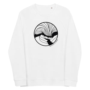 Aurora Unisex Organic Raglan Crewneck Sweatshirt