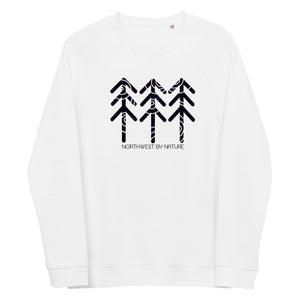 Tree Rings Unisex Organic Raglan Crewneck Sweater