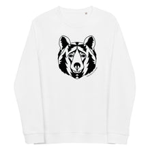 Load image into Gallery viewer, Firry Bear Unisex Organic Raglan Crewneck Sweater
