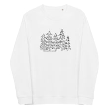 Load image into Gallery viewer, Forest Family Unisex Organic Raglan Crewneck Sweater
