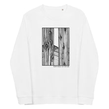 Load image into Gallery viewer, Through the Trees Unisex Organic Raglan Crewneck Sweater
