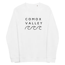 Load image into Gallery viewer, Comox Valley Unisex Organic Raglan Crewneck Sweater
