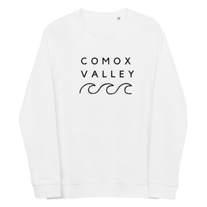 Comox Valley Unisex Organic Raglan Crewneck Sweater