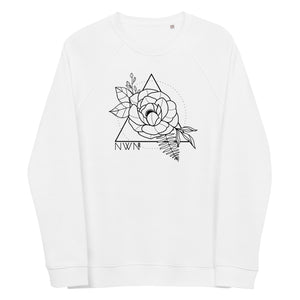 Bloom Unisex Organic Raglan Crewneck Sweater