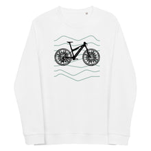 Load image into Gallery viewer, Forest Bike Unisex Organic Raglan Crewneck Sweater
