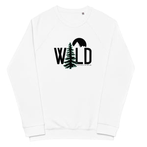 WILD Unisex Organic Raglan Crewneck Sweater