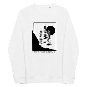 Rocky Shores Unisex Organic Raglan Crewneck Sweater