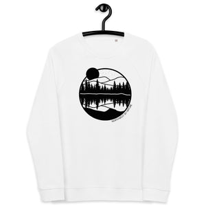 Reflection Unisex Organic Raglan Crewneck Sweater