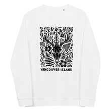 Load image into Gallery viewer, Bones and Botanicals Unisex Organic Raglan Sweatshirt
