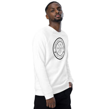 Load image into Gallery viewer, Circle Logo Unisex Organic Raglan Crewneck Sweater
