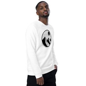 3 Peaks Unisex Organic Raglan Crewneck Sweater