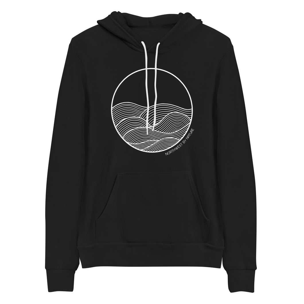 Circle Waves Unisex Hoodie