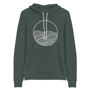 Circle Waves Unisex Hoodie