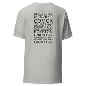 The Comox Valley Places Unisex T-shirt