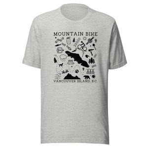 Mountain Bike Vancouver Island Unisex T-shirt