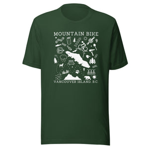 Mountain Bike Vancouver Island Unisex T-shirt