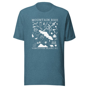 Mountain Bike Vancouver Island Unisex T-shirt