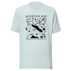 Mountain Bike Vancouver Island Unisex T-shirt