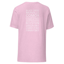 Load image into Gallery viewer, The Comox Valley Places Unisex T-shirt
