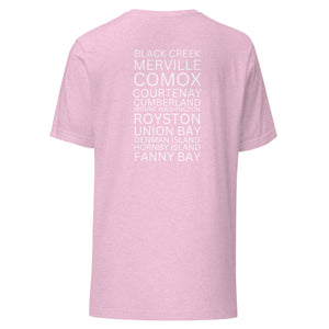 The Comox Valley Places Unisex T-shirt