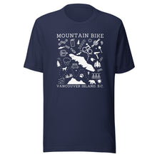 Load image into Gallery viewer, Mountain Bike Vancouver Island Unisex T-shirt
