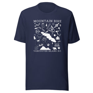 Mountain Bike Vancouver Island Unisex T-shirt
