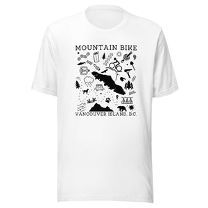Mountain Bike Vancouver Island Unisex T-shirt