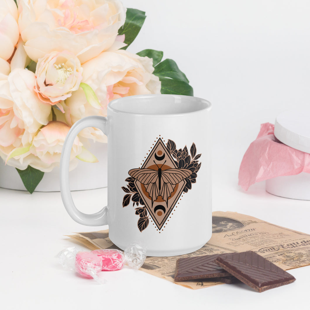 Butterfly White Mug