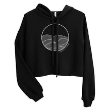 Load image into Gallery viewer, Circle Waves Crop Hoodie
