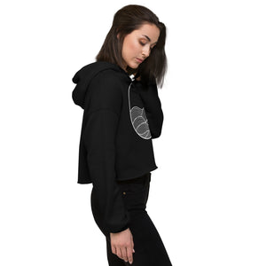 Circle Waves Crop Hoodie