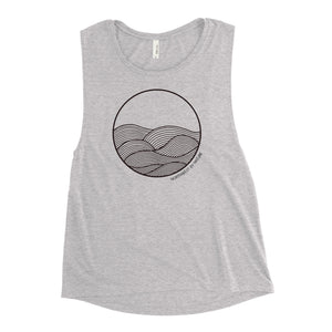 Circle Waves Ladies’ Muscle Tank