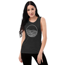 Load image into Gallery viewer, Circle Waves Ladies’ Muscle Tank
