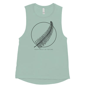 Western Sword Fern Ladies’ Muscle Tank