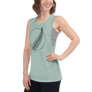 Western Sword Fern Ladies’ Muscle Tank