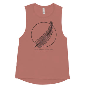 Western Sword Fern Ladies’ Muscle Tank