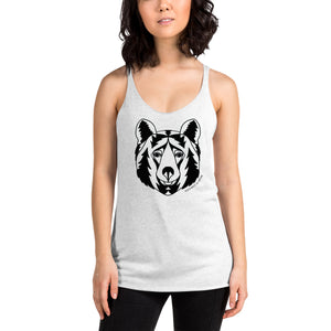 Firry Bear Women's Racerback Tank