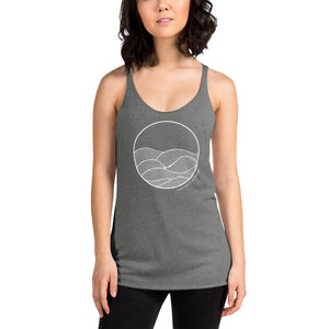 Circle Waves Women's Racerback Tank