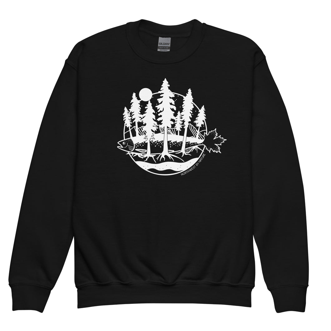 Autumn Salmon Youth Crewnec