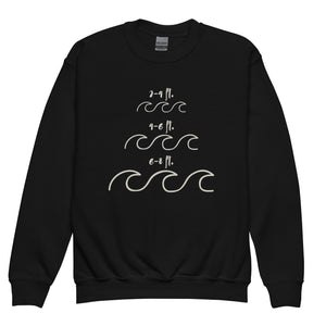 Wave Heights Youth Crewneck Sweatshirt