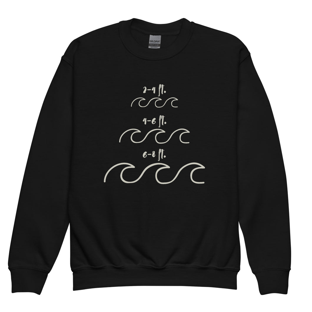 Wave Heights Youth Crewneck Sweatshirt