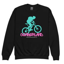 Load image into Gallery viewer, Cumberland Biker Youth Crewneck Sweatshirt
